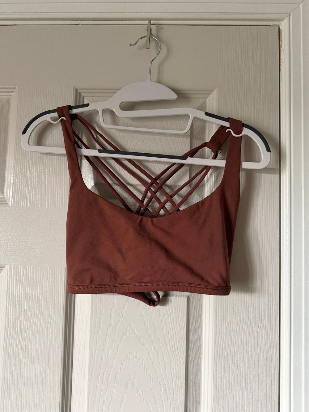 Lululemon Free to be Wild Bra Size 10 DATE BROWN